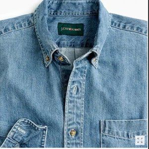 J Crew Always Midweight Denim Shirt (NEVER WORN)